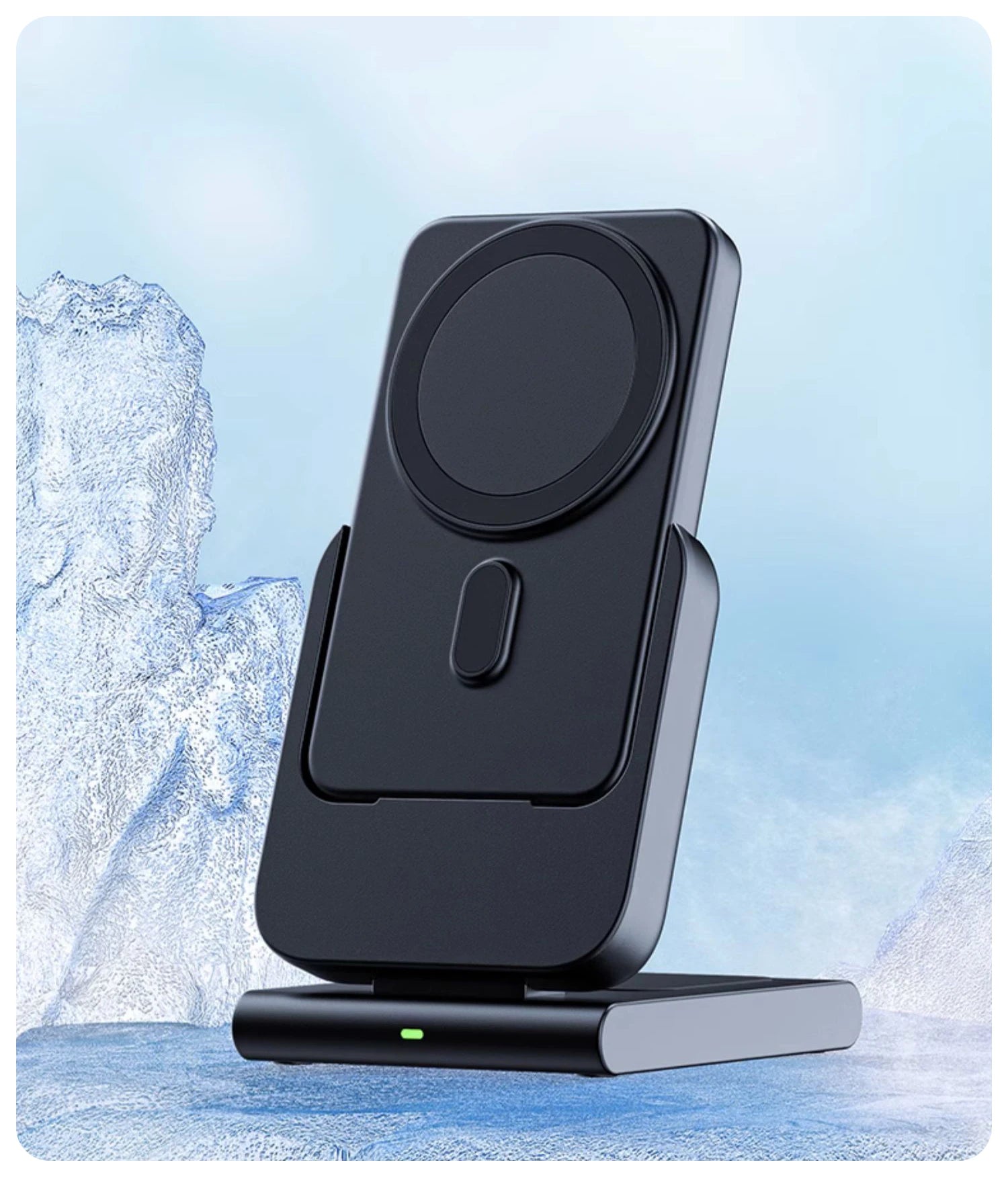 Hochwertige magnetische kabellose 3-in-1-Ladestation und tragbare Powerbank – Schnellladegerät für iPhone, Apple Watch und AirPods mit abnehmbarem Design 