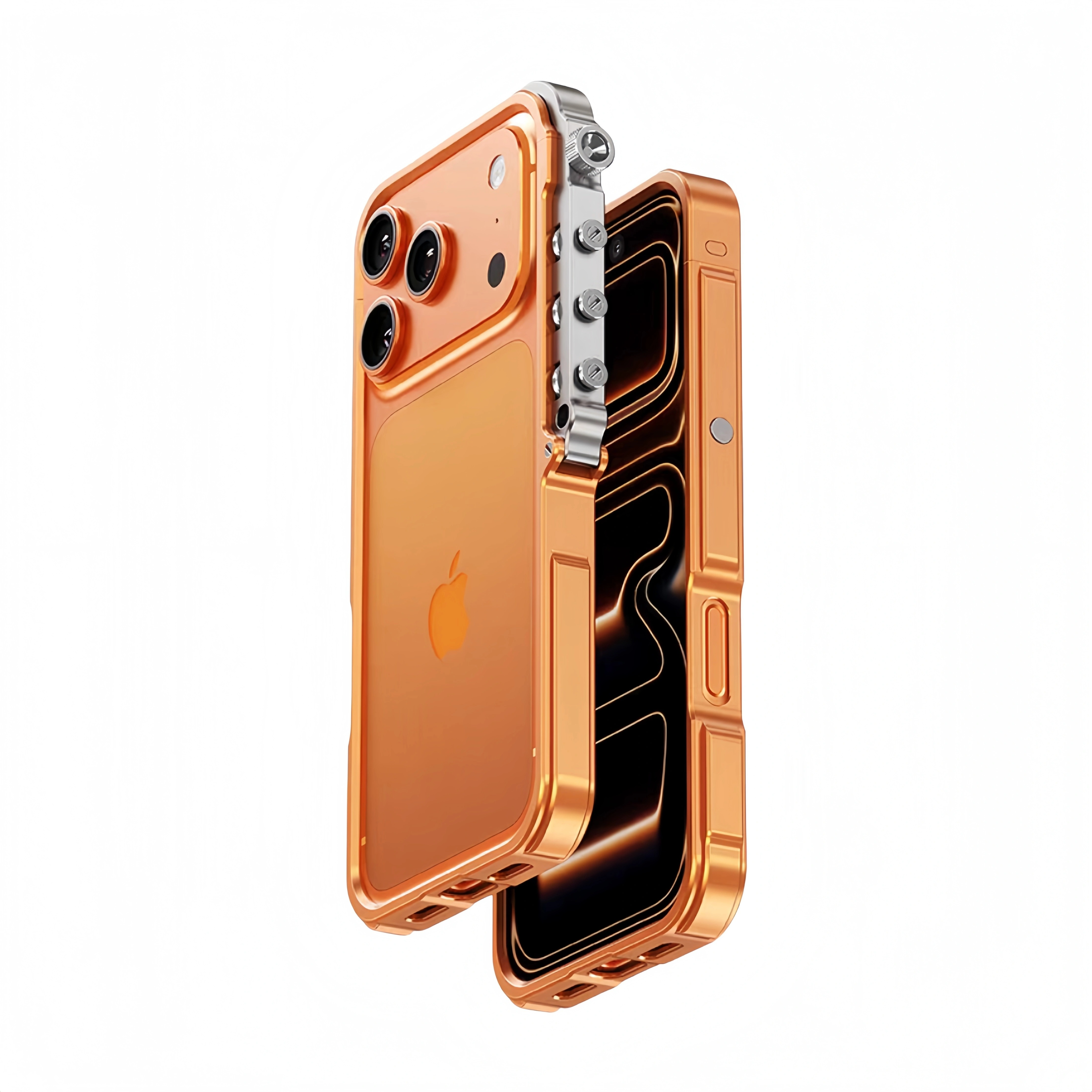 Premium Aluminum Alloy Bumper iPhone Case – MagSafe Compatible Magnetic Cover with Shockproof Frame, Heat Dissipation Design and Camera Protection