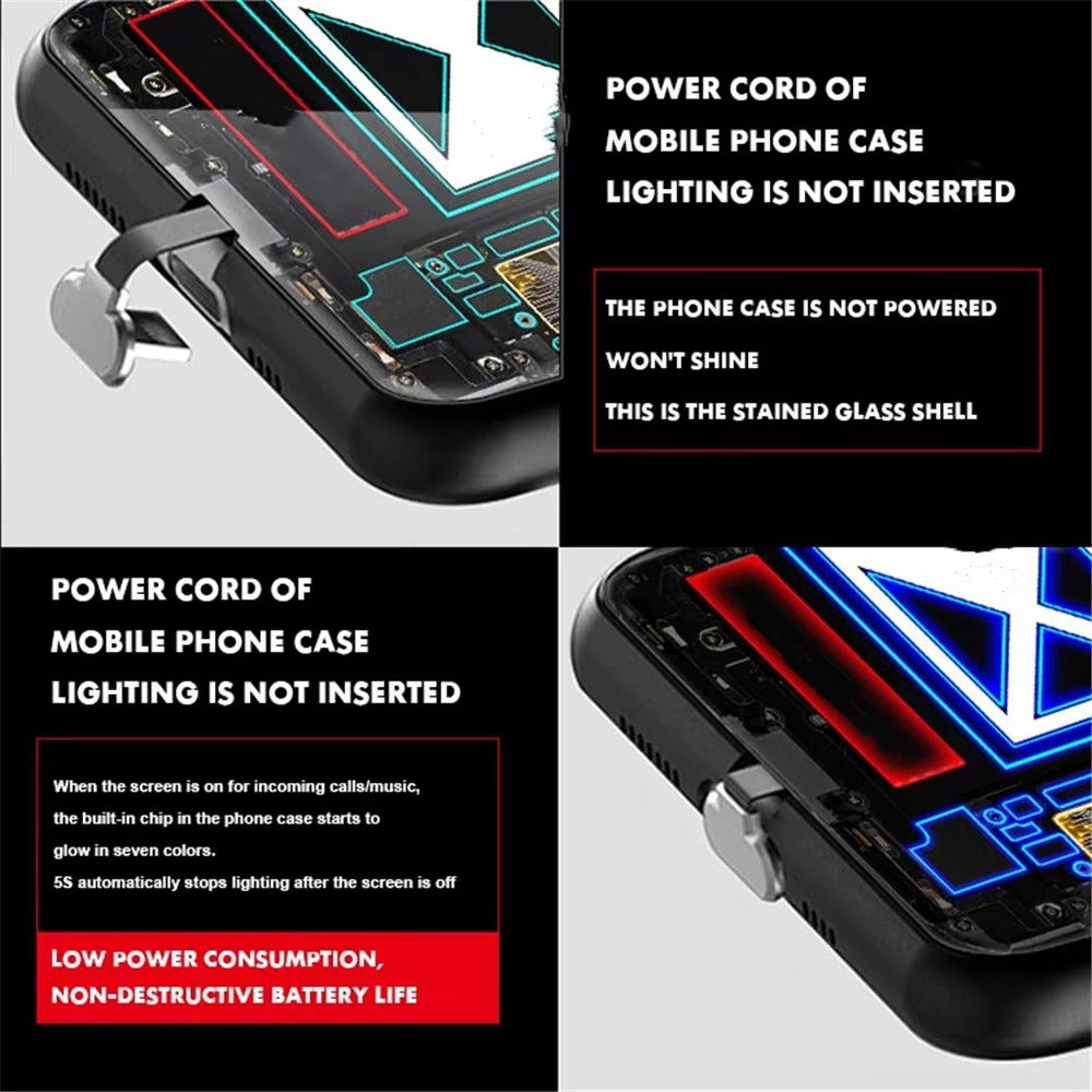 Premium Apple iPhone Case, MagSafe Compatible, Camera Lens and Screen Protection, Ultra Thin, Shockproof, Magnetic, Full All Around Protection, Galaxy LED Glass Cover