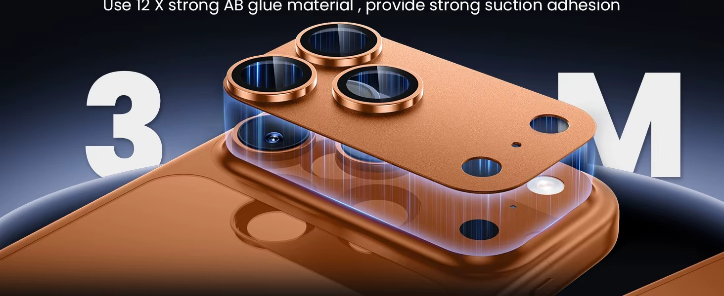 Premium Military Grade Camera Lens Protector – Shatterproof Alloy and Tempered Glass Lens Ring Cover with Scratch Resistance, Shock Protection and Precision Fit