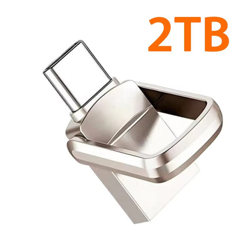 High-Speed USB 3.1 Type-C Flash Drive – Portable U Disk for Phone, Tablet, Computer, 128GB, 256GB, 512GB, 1TB, 2TB Storage, File Transfer, Backup Drive