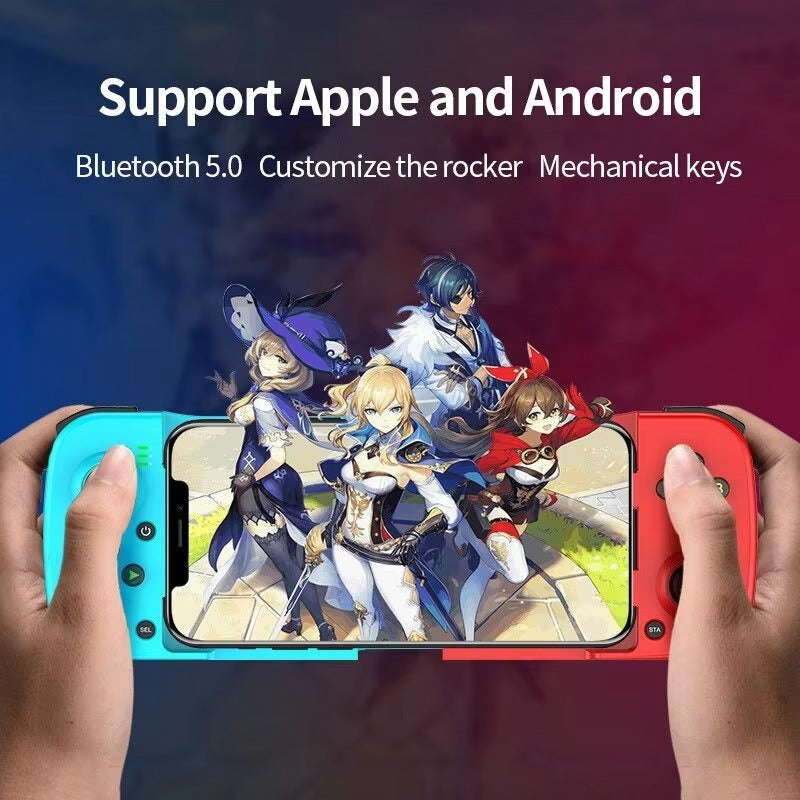 High Quality Wireless Game Controller for iPhone, Stretchable Bluetooth Gamepad, Direct-Connect Mobile Gaming Joystick 