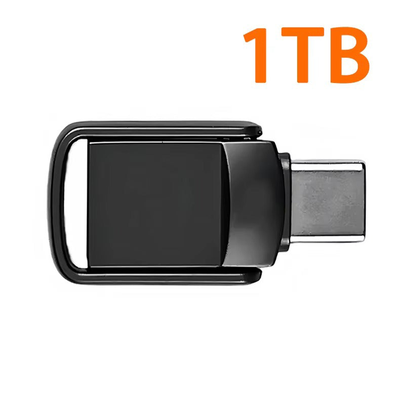 High-Speed USB 3.1 Type-C Flash Drive – Portable U Disk for Phone, Tablet, Computer, 128GB, 256GB, 512GB, 1TB, 2TB Storage, File Transfer, Backup Drive