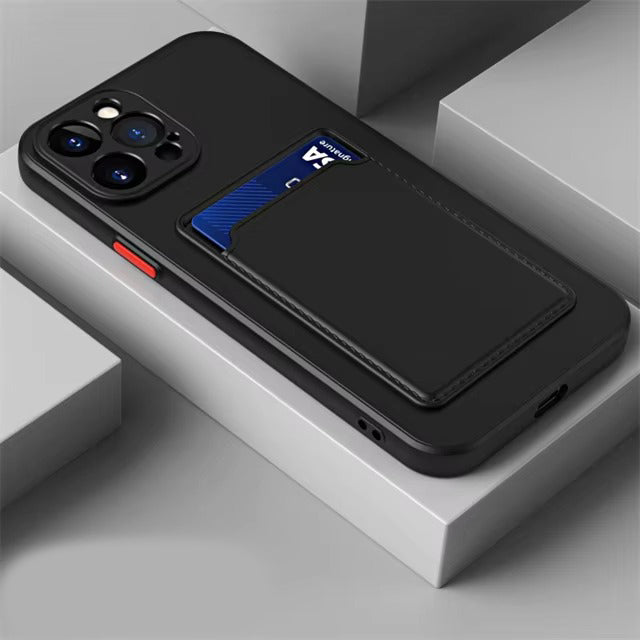 Luxury Apple iPhone Case, MagSafe Compatible, Camera Lens and Screen Protection, Ultra Thin, Shockproof, Magnetic, Full All Around Protection, Silicone Wallet Card Cover