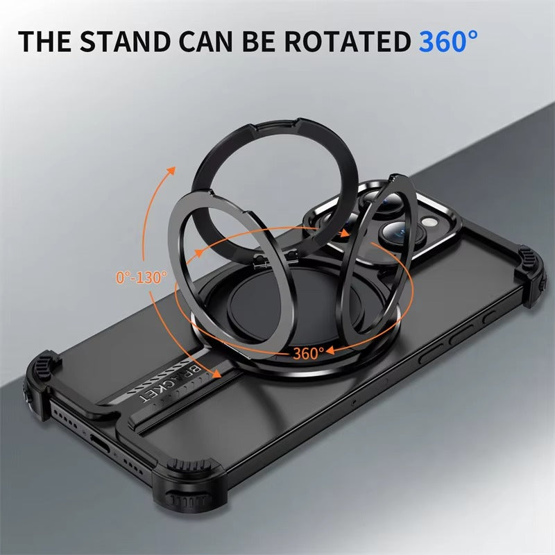Premium Apple iPhone Case n, Ultra Thin Shockproof Magnetic Full All Around Protection Cover with Wireless Charging Bumper