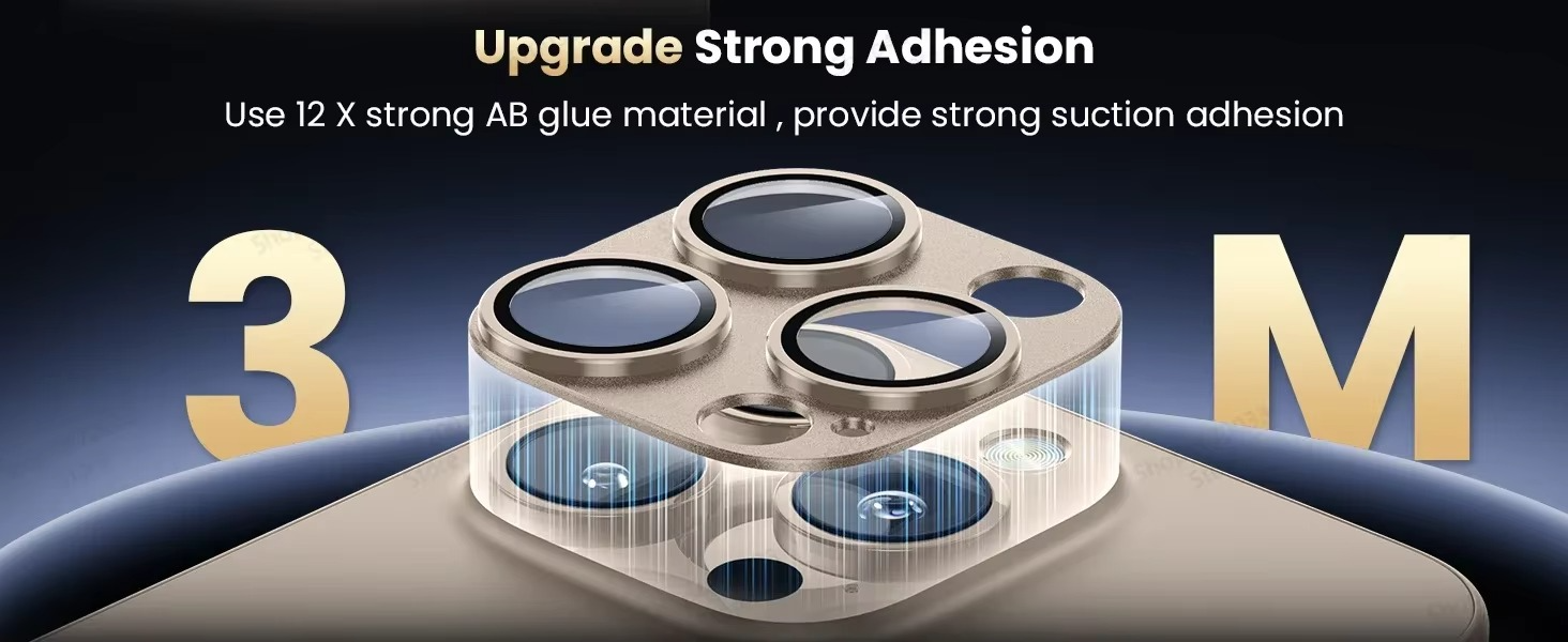 Premium Military Grade Camera Lens Protector – Shatterproof Alloy and Tempered Glass Lens Ring Cover with Scratch Resistance, Shock Protection and Precision Fit