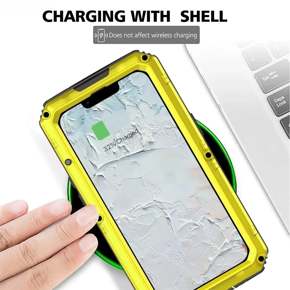 Robust Apple iPhone Case MagSafe Compatible, Camera Lens & Screen Protection, Cover with IP68 Waterproof Armor Design