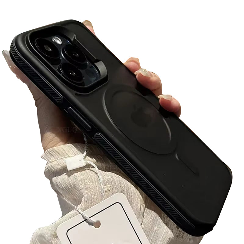 Luxury Apple iPhone Case Camera Lens & Screen Protection, Ultra Thin Shockproof Magnetic Full All Around Protection Cover 