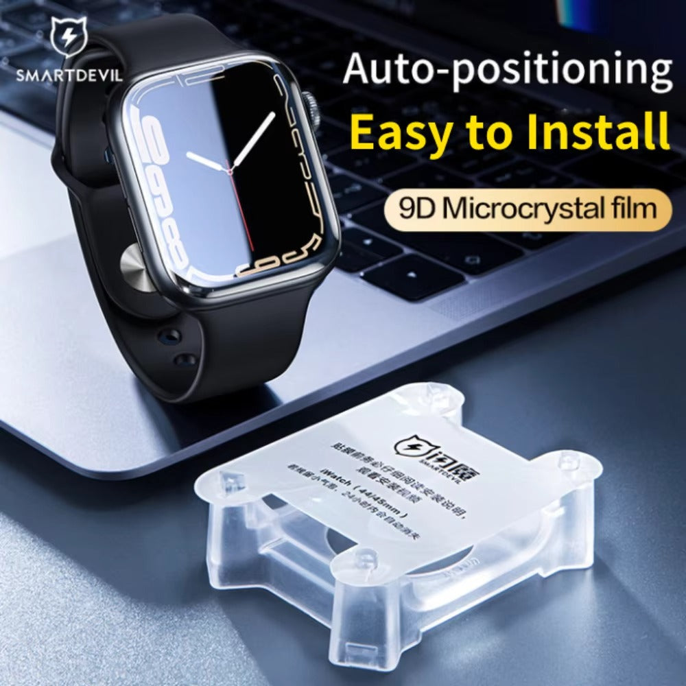 Premium 2-Pack Apple Watch Screen Protector – HD Full Adhesive  Scratch-Resistant Display Guard for 40mm to 45mm Smartwatch