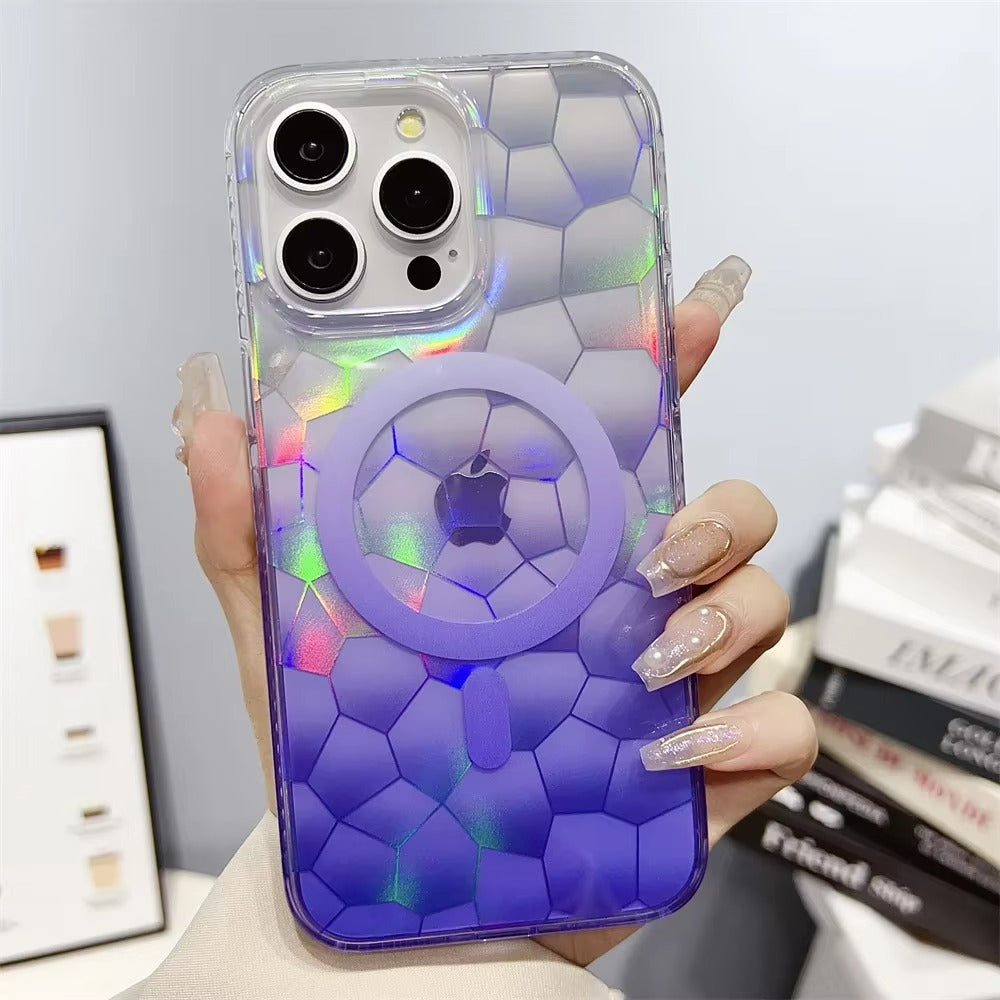 Luxury Apple iPhone Case Camera Lens & Screen Protection, Ultra Thin Shockproof Magnetic Full All Around Protection Cover 