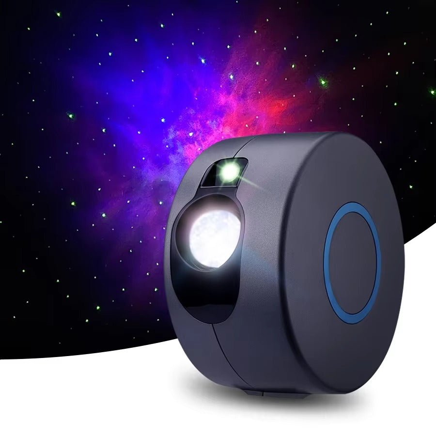 Luxury Galaxy Star Projector Night Light – LED Nebula Lamp with Remote Control, 7 RGB Colors, USB Powered, Bedroom Home Decor, Romantic Starry Sky Ceiling Light