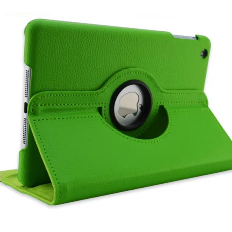 Premium 360° Rotating PU Leather iPad Case – Smart Cover with Auto Sleep/Wake, Shockproof Stand for 12.9" Pro & Air Tablets, Durable & Washable