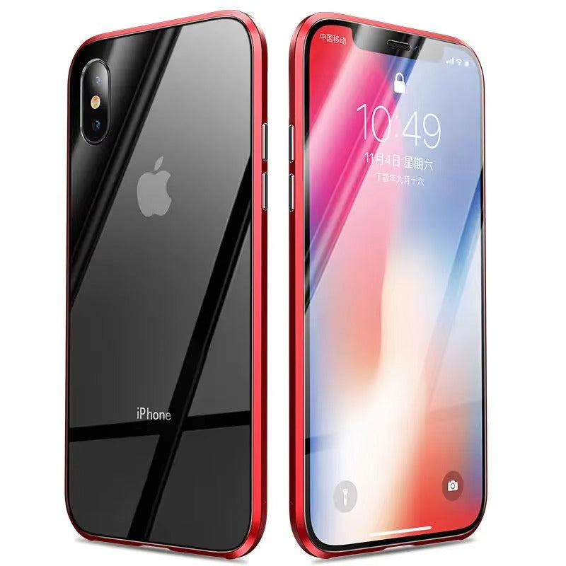 Premium Apple iPhone Case Compatible Camera Lens & Screen Protector Ultra Thin Shockproof Magnetic Full All Around Protection