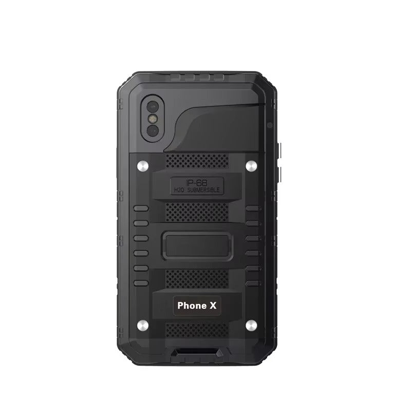 Robust Apple iPhone Case MagSafe Compatible, Camera Lens & Screen Protection, Cover with IP68 Heavy Duty Metal Armor