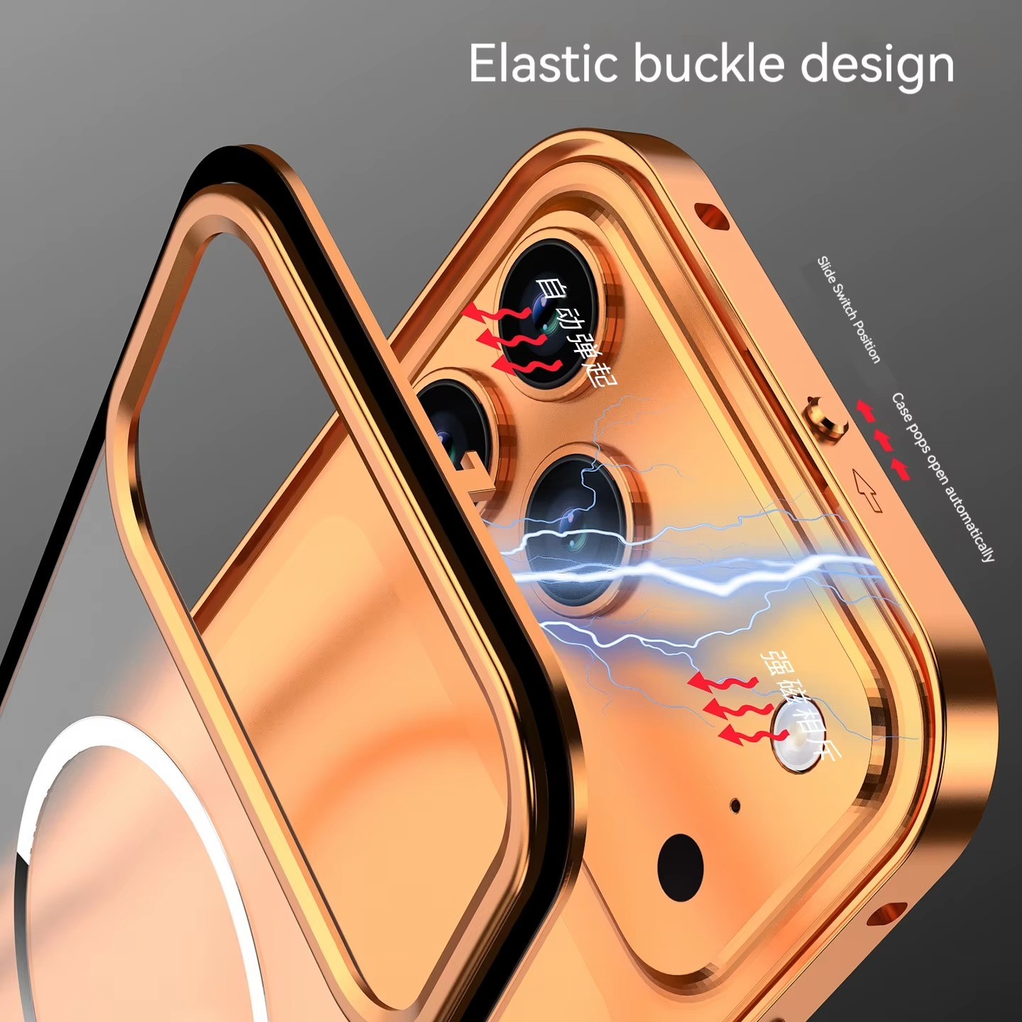 Premium Aluminum Alloy Frame iPhone Case – MagSafe Compatible Magnetic Protective Cover with Frosted Matte Back and Raised Camera Lens Guard