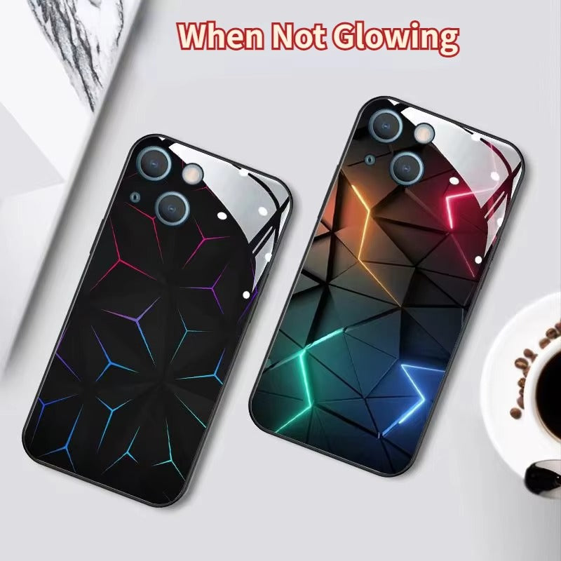 Premium Apple iPhone Case, MagSafe Compatible, Camera Lens and Screen Protection, Ultra Thin, Shockproof, Magnetic, Full All Around Protection, Voice-Activated LED Cover