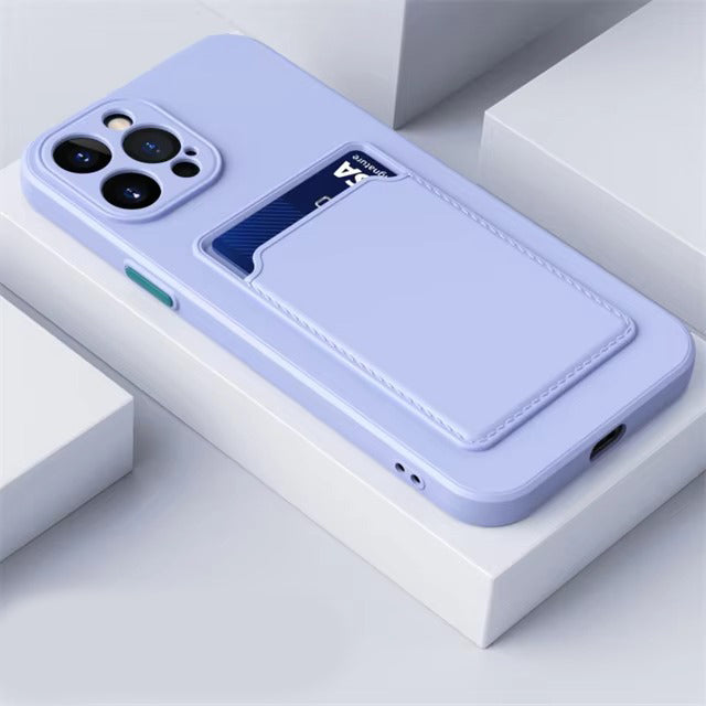 Luxury Apple iPhone Case, MagSafe Compatible, Camera Lens and Screen Protection, Ultra Thin, Shockproof, Magnetic, Full All Around Protection, Silicone Wallet Card Cover