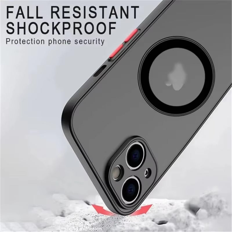 Luxury Apple iPhone Case Camera Lens & Screen Protection, Ultra Thin Shockproof Magnetic Full All Around Protection Cover