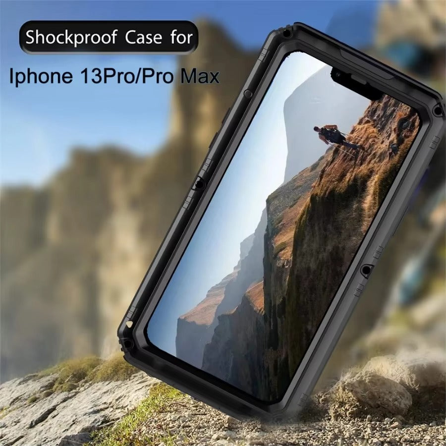 Robust Apple iPhone Case MagSafe Compatible, Camera Lens & Screen Protection, Cover with IP68 Waterproof Armor Design