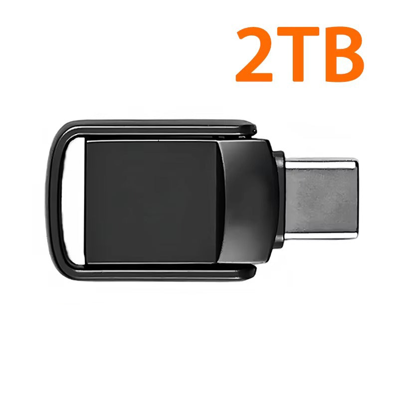 High-Speed USB 3.1 Type-C Flash Drive – Portable U Disk for Phone, Tablet, Computer, 128GB, 256GB, 512GB, 1TB, 2TB Storage, File Transfer, Backup Drive