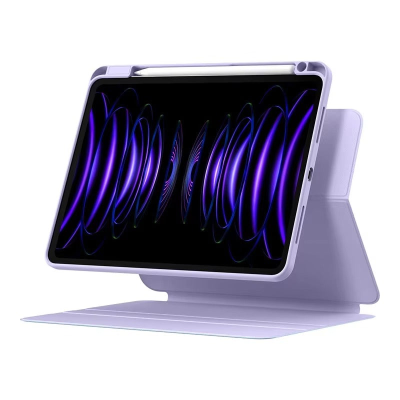 Premium Magnetic iPad Case with Pencil Holder – Slim Smart Cover with Auto SleepCompatible with 10.2", 10.9", 11", 12.9" Tablets