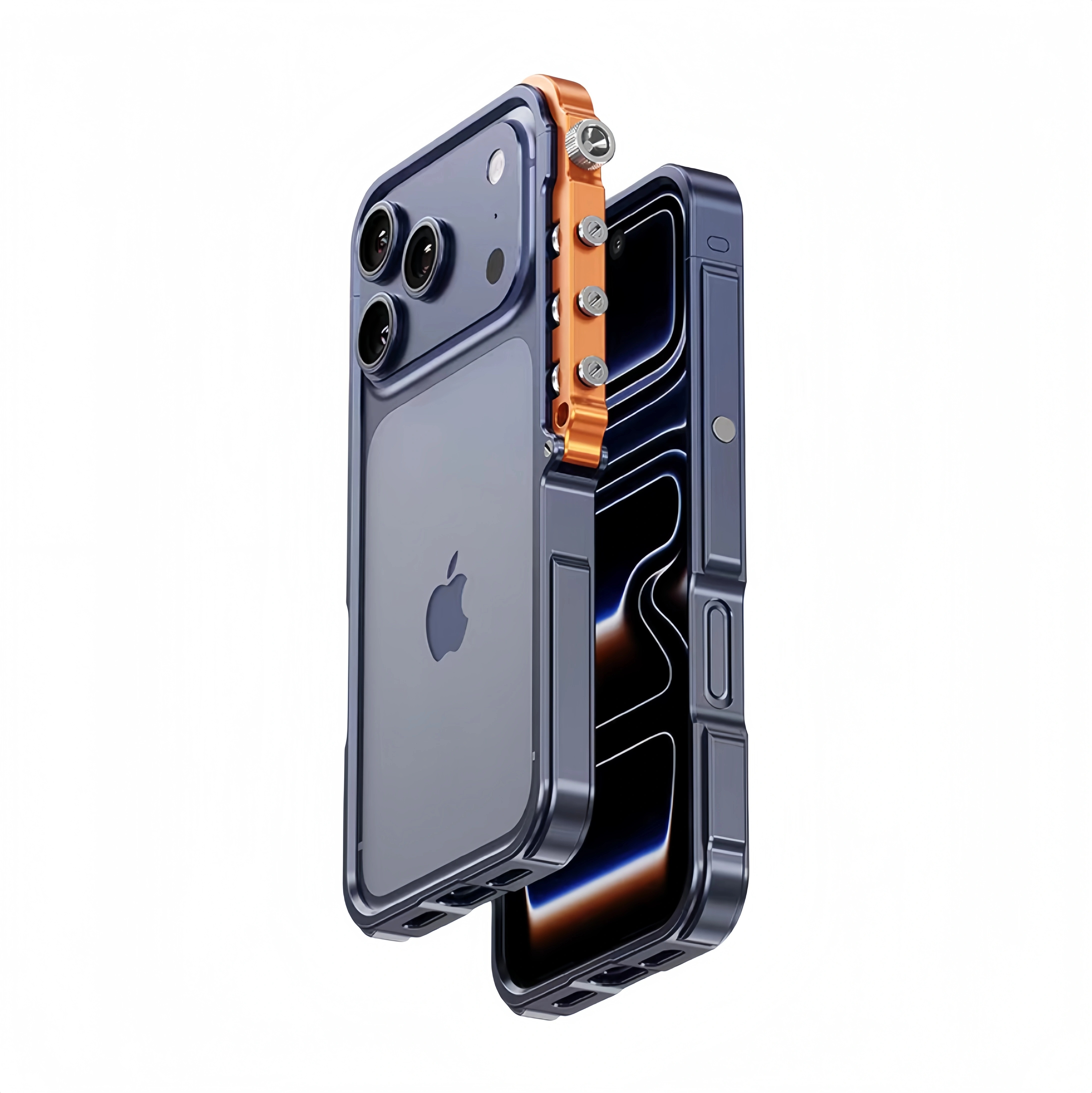 Premium Aluminum Alloy Bumper iPhone Case – MagSafe Compatible Magnetic Cover with Shockproof Frame, Heat Dissipation Design and Camera Protection