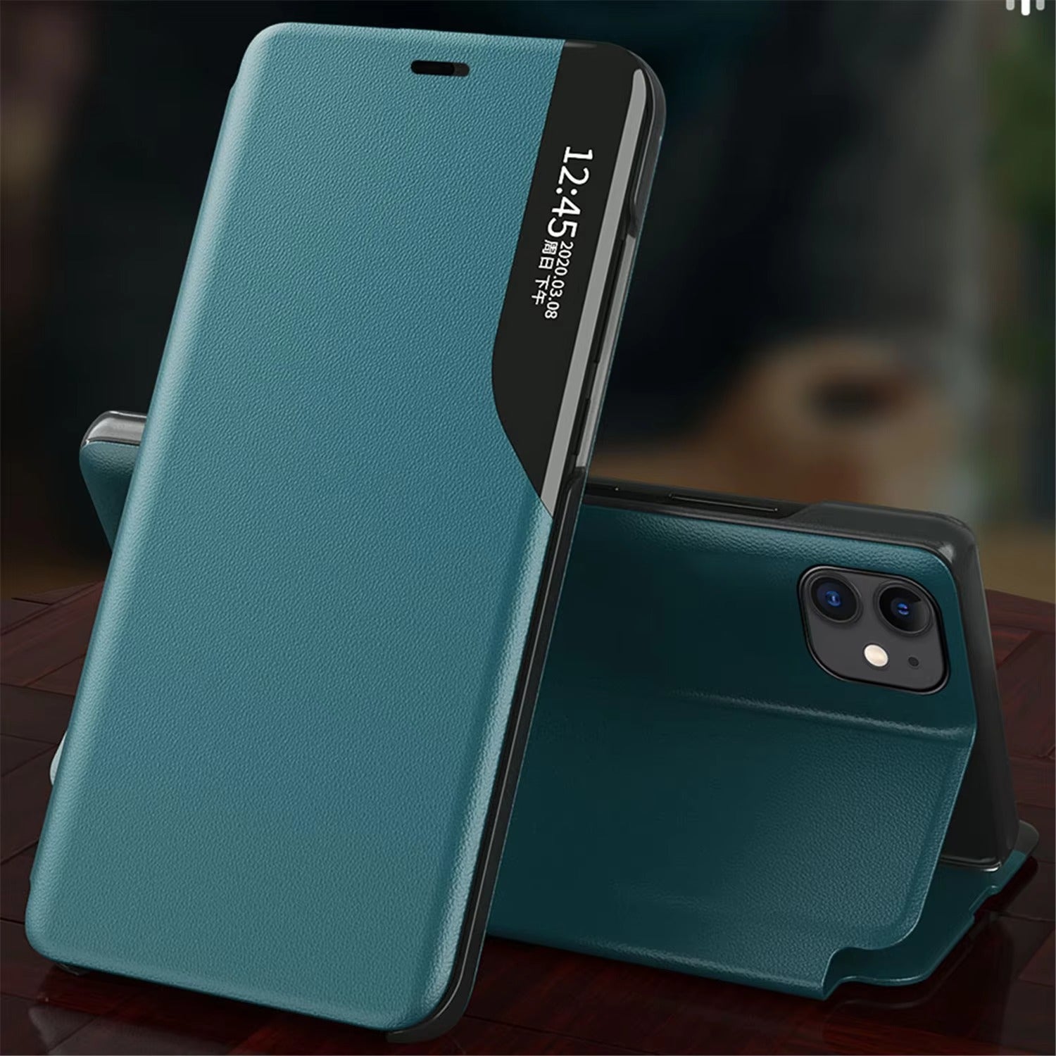 Luxury Apple iPhone Case, MagSafe Compatible, Camera Lens and Screen Protection, Ultra Thin, Shockproof, Magnetic, Full All Around Protection, Flip Wallet Stand Cover