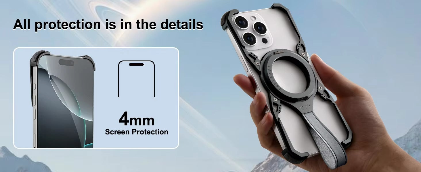Premium Apple iPhone Case Camera Lens & Screen Protection, Ultra Thin Shockproof Magnetic Full All Around Protection Cover 