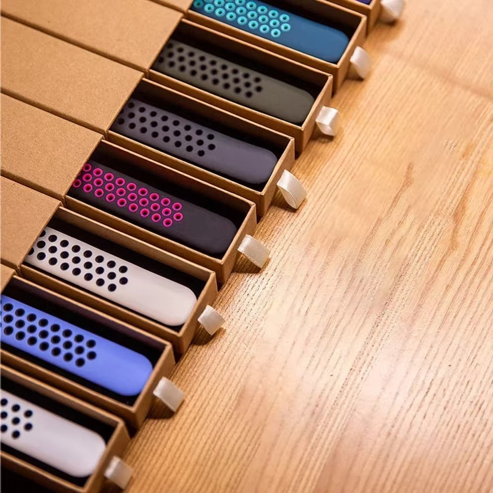 Colorful Silicone Sport Watch Band – Soft Replacement Strap with Stainless Steel Buckle, Compatible with 38mm to 49mm Smartwatches