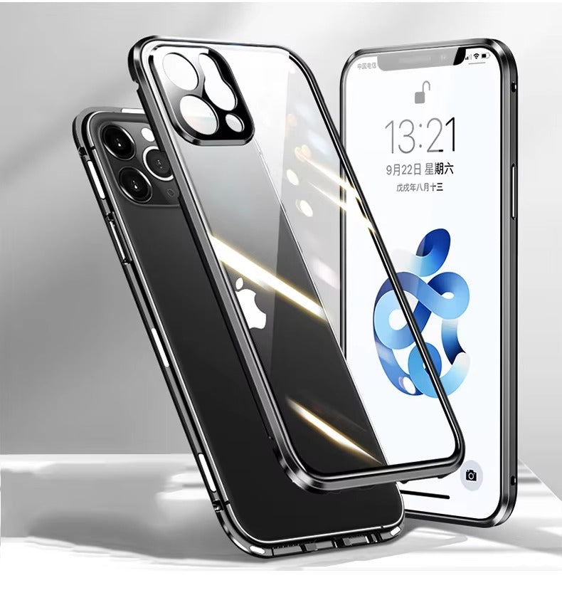High Quality Apple iPhone Case Compatible, Camera & Screen Protection, Ultra Thin Magnetic Full All Around Protection Cover 