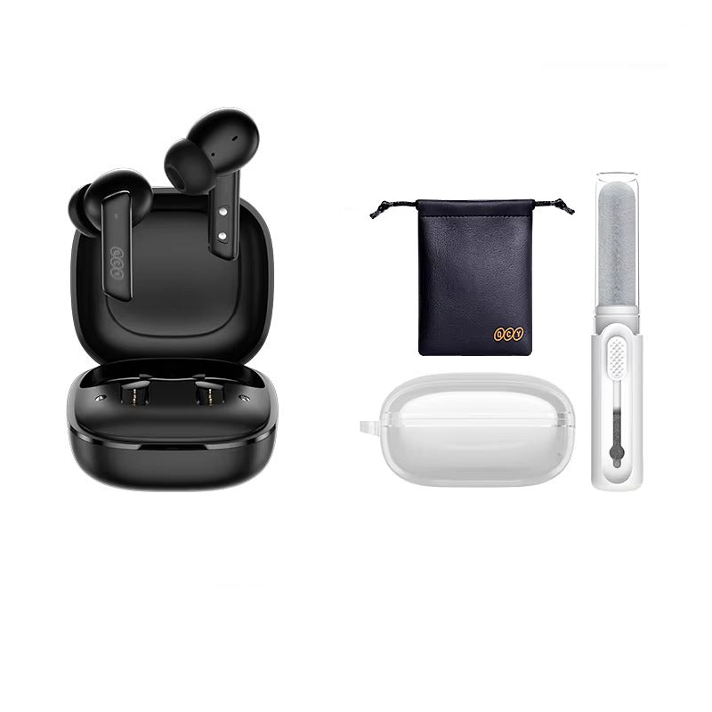 Premium, ANC Wireless Headphones –  Bluetooth 5.2 Earphones with 6-Mic ENC, HD Call, Transparency Mode for Apple iPhone