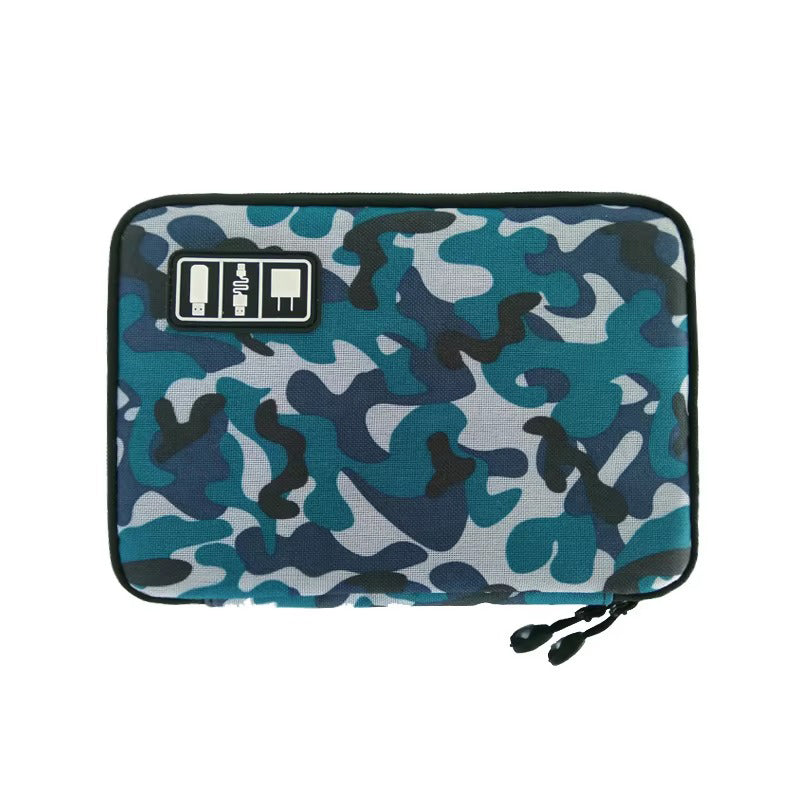 Premium Waterproof Travel Organizer Bag for Laptop Accessories – Compact Storage Case for External Hard Drive, Chargers, Cables, Headphones, SD Cards, U-Disk, Power Bank