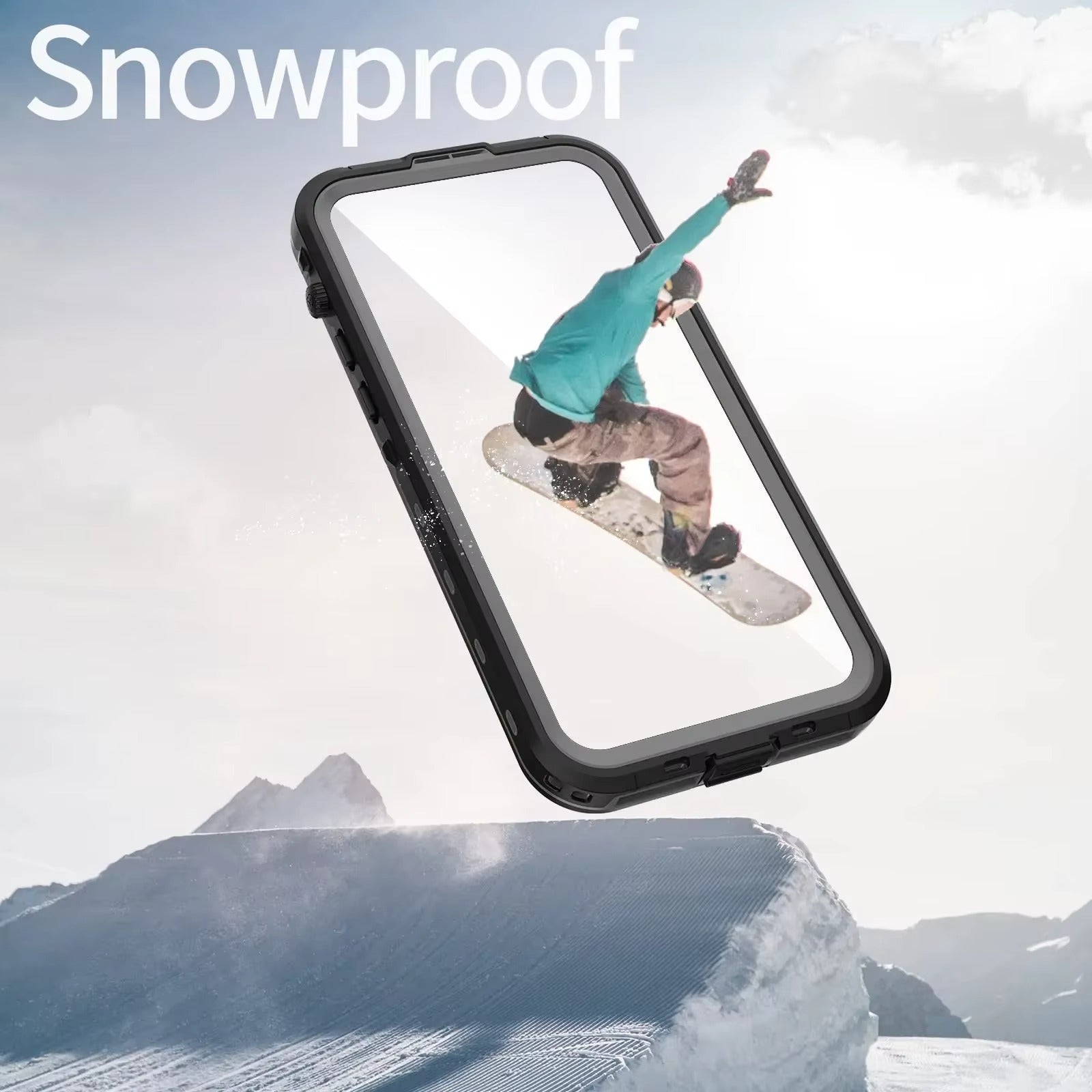 Premium Apple iPhone Case MagSafe Compatible, Camera Lens & Screen Protection, Ultra Thin Shockproof Magnetic Full All Around Protection Cover with IP68 Waterproof Diving Shell