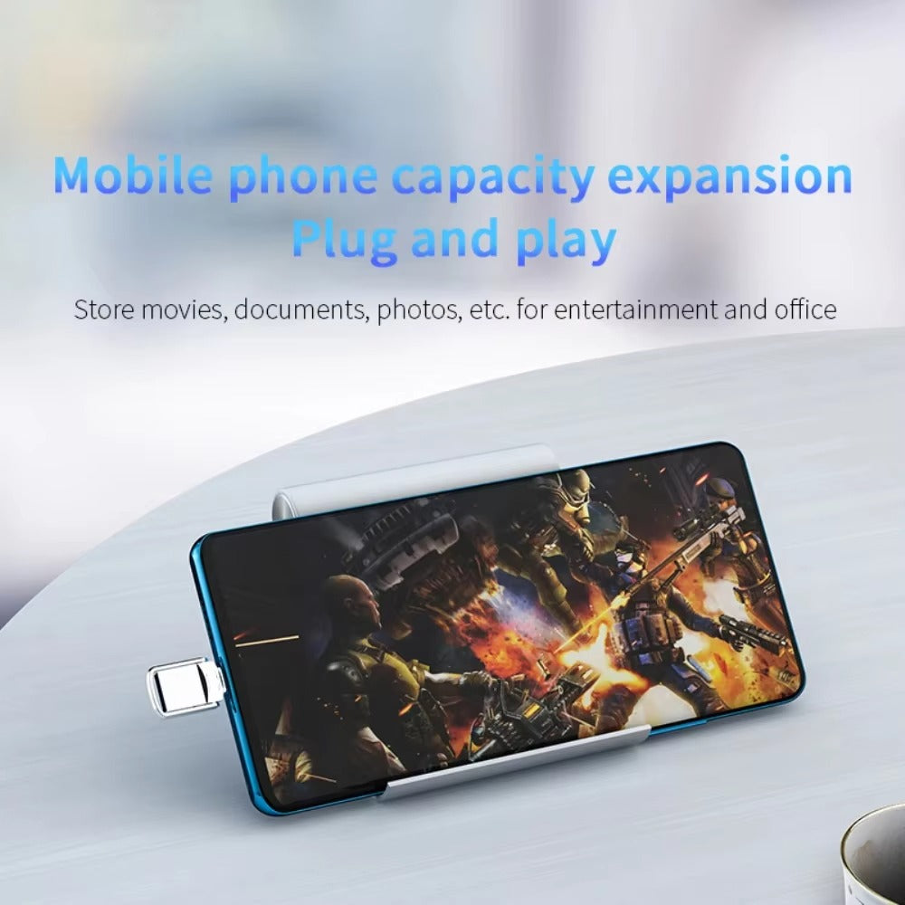 High-Speed USB 3.1 Type-C Flash Drive – Portable U Disk for Phone, Tablet, Computer, 128GB, 256GB, 512GB, 1TB, 2TB Storage, File Transfer, Backup Drive