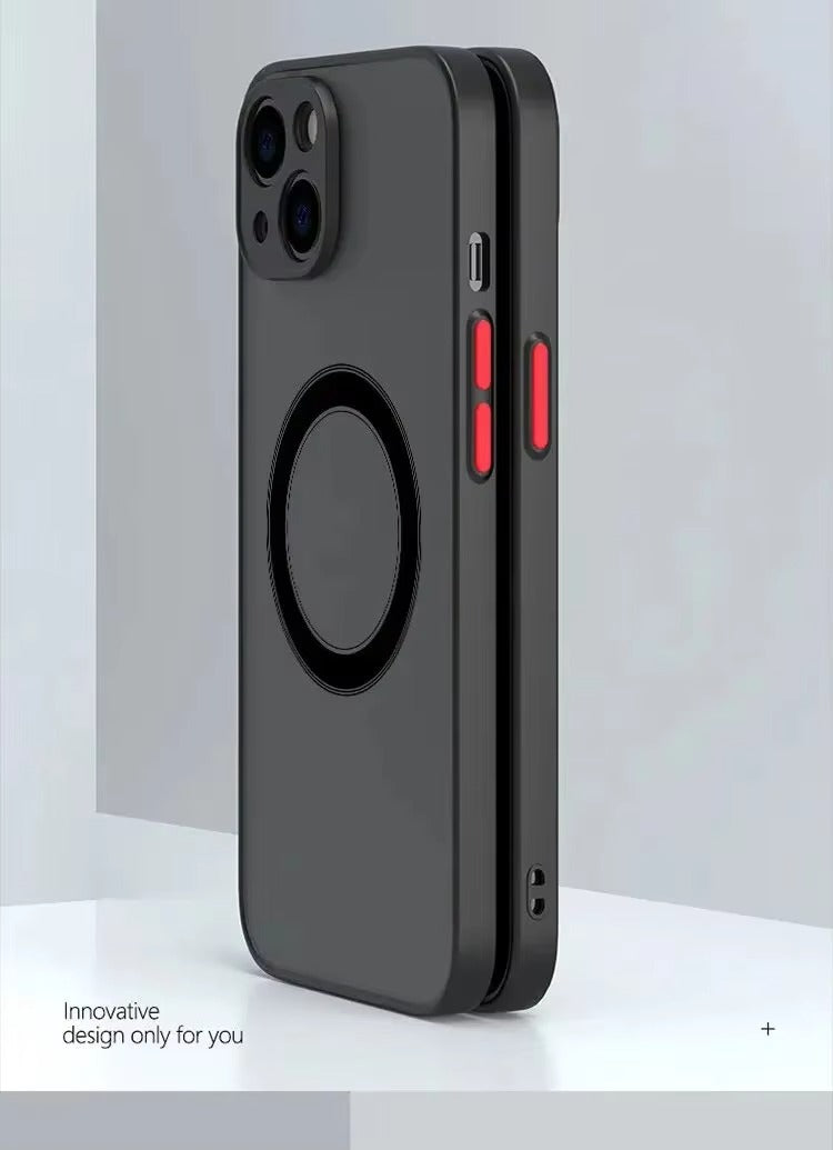Luxury Apple iPhone Case Camera Lens & Screen Protection, Ultra Thin Shockproof Magnetic Full All Around Protection Cover
