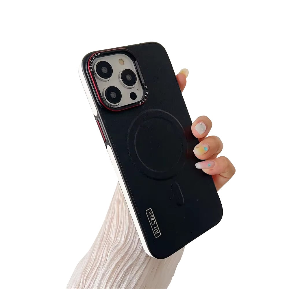 Luxury Apple iPhone Case Camera Lens & Screen Protection, Ultra Thin Shockproof Magnetic Full All Around Protection Cover 