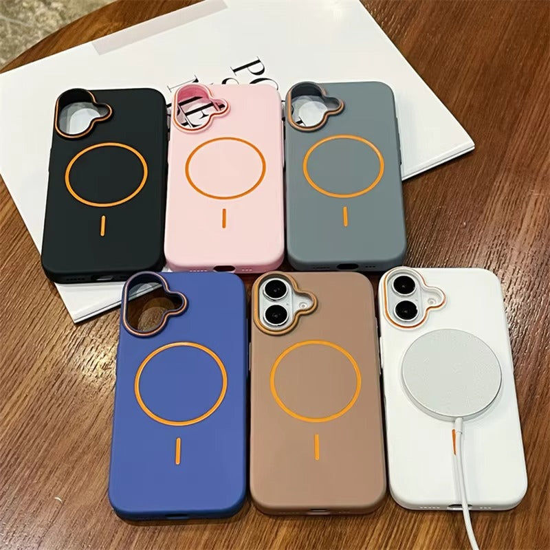 Premium Apple iPhone Case Camera Lens & Screen Protection, Ultra Thin Shockproof Magnetic Full All Around Protection Cover