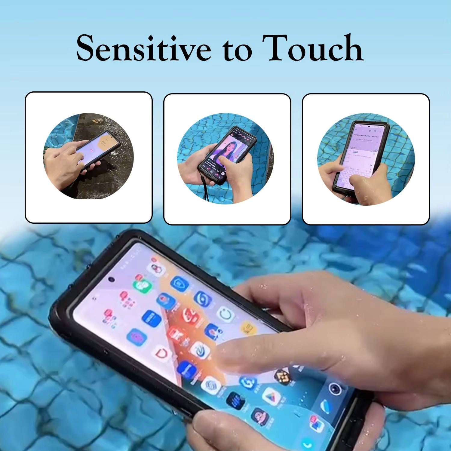 Premium Apple iPhone Case MagSafe Compatible, Camera Lens & Screen Protection, Ultra Thin Shockproof Magnetic Full All Around Protection Cover with IP68 Universal Waterproof Design