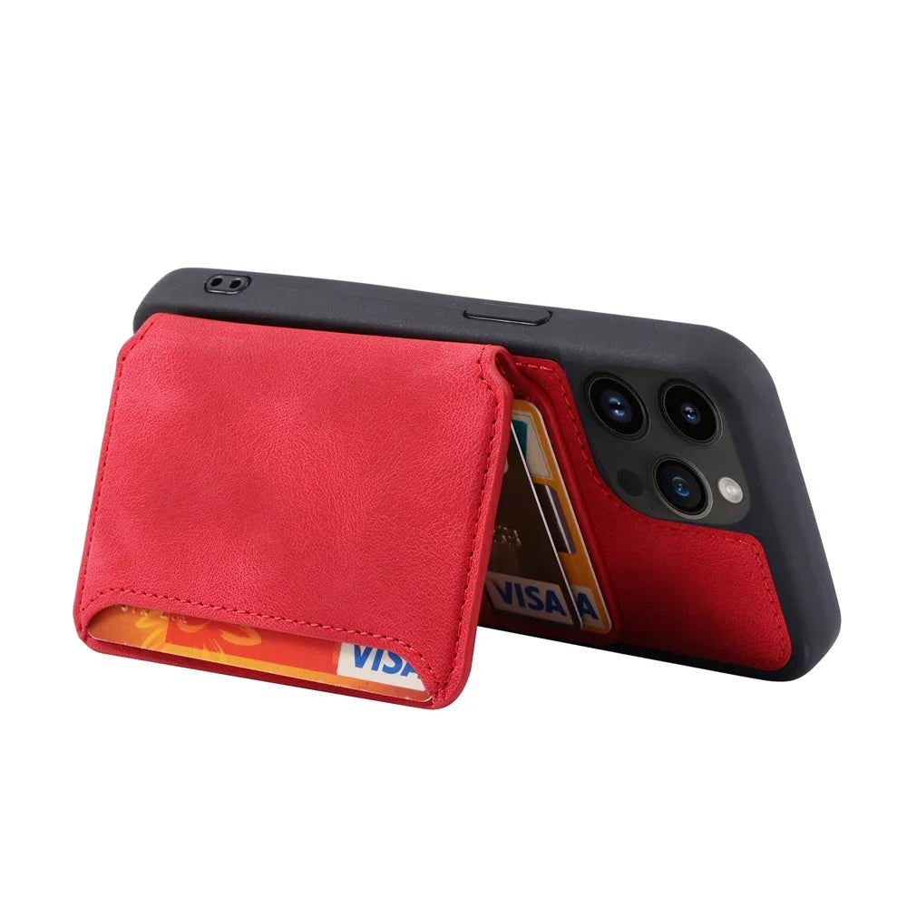 Luxury Wallet iPhone Case – Flip Cover with Card Holder, Slim Business Design Secure Magnetic Closure for Ultimate Protection