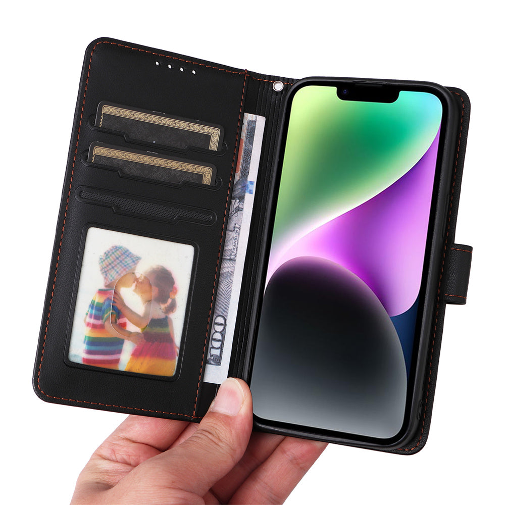 Luxuriöse, abnehmbare 2-in-1-Brieftaschenhülle für das iPhone – magnetische Lederhülle, Kartenhalter, Ständer, sicherer Verschluss, stilvoller und langlebiger Schutz