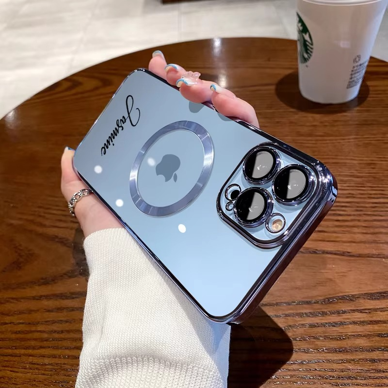 Luxury Apple iPhone Case, MagSafe Compatible, Camera Lens and Screen Protection, Ultra Thin, Shockproof, Magnetic, Full All