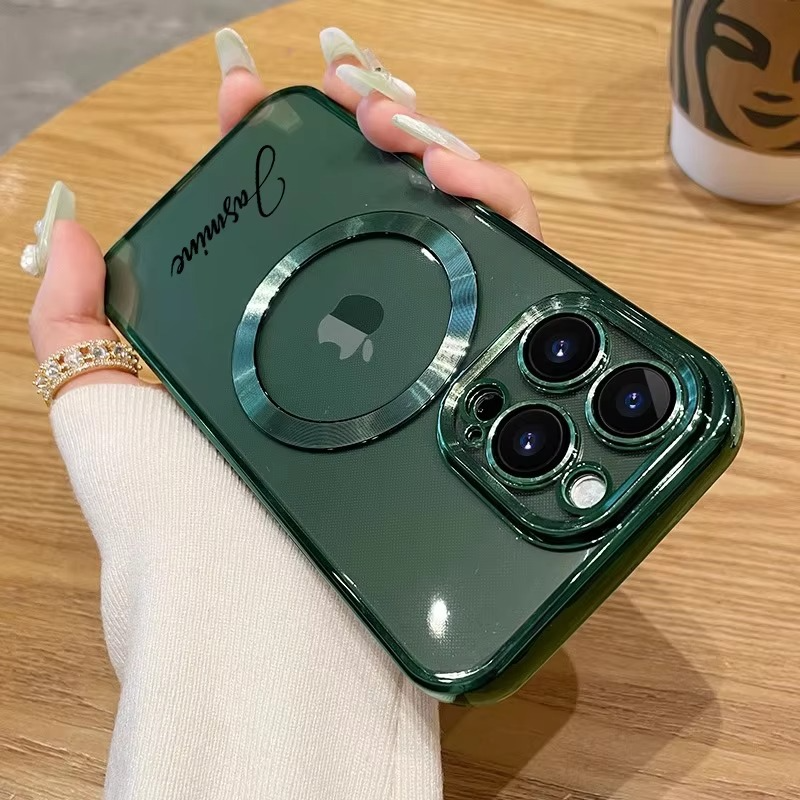Luxury Apple iPhone Case, MagSafe Compatible, Camera Lens and Screen Protection, Ultra Thin, Shockproof, Magnetic, Full All