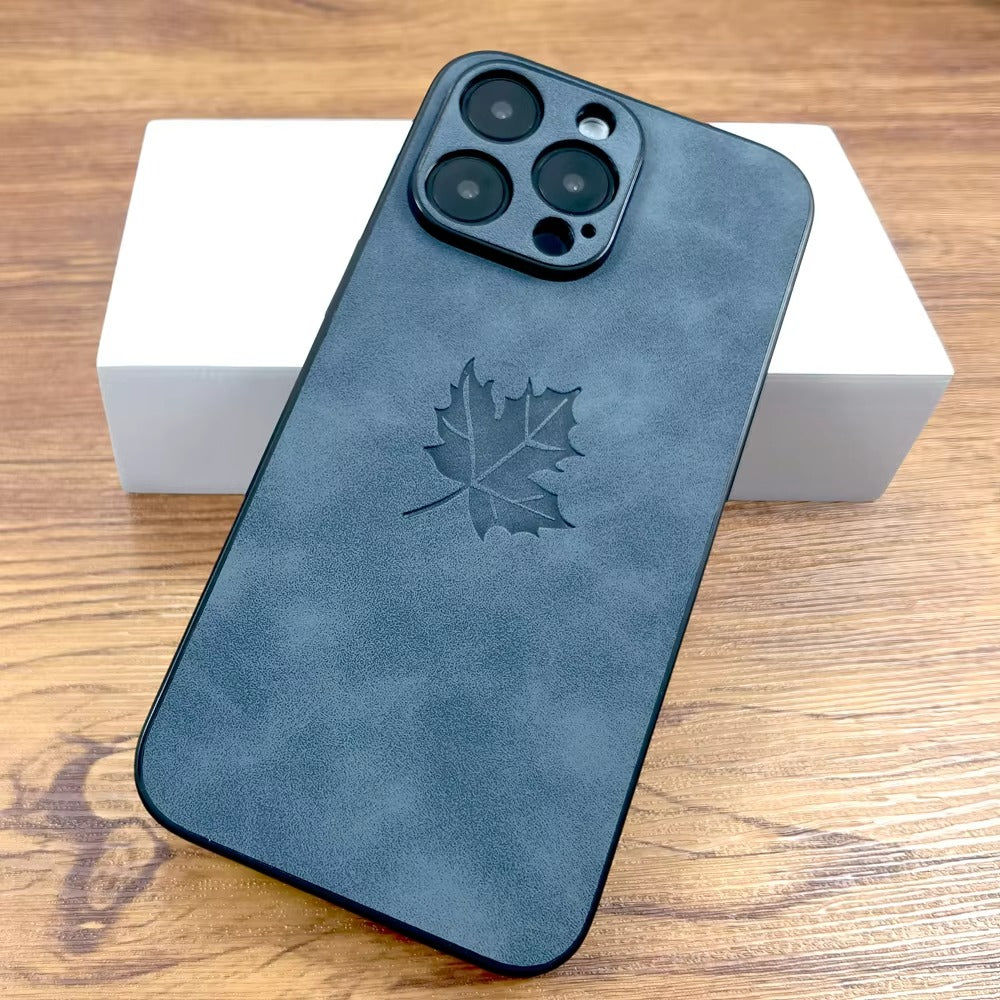 Premium Leather Retro iPhone Case – Comfortable Grip, Full Cover Protection, Stylish & Durable Design | Case for iPhone