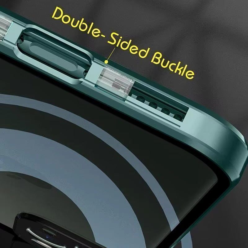 Luxury 360° Full Protection Magnetic iPhone Case – Metal Frame, Double-Sided Glass, Shockproof Bumper Cover | Case for iPhone