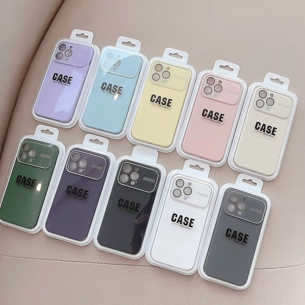 High Quality Apple iPhone Case Compatible, Camera Lens & Screen Protection, Protection Cover with Silicone Lens Film Design