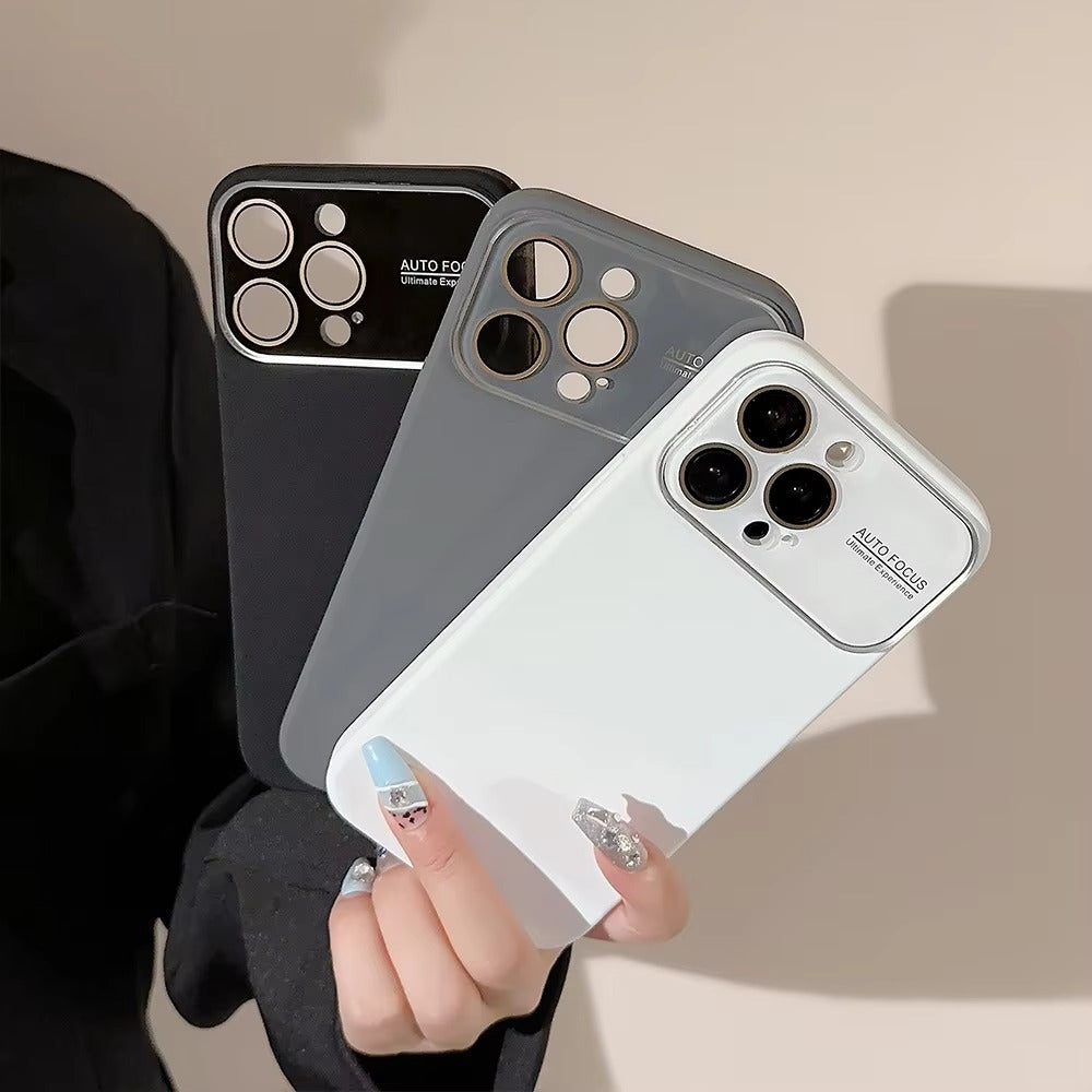 High Quality Apple iPhone Case Compatible, Camera Lens & Screen Protection, Protection Cover with Silicone Lens Film Design
