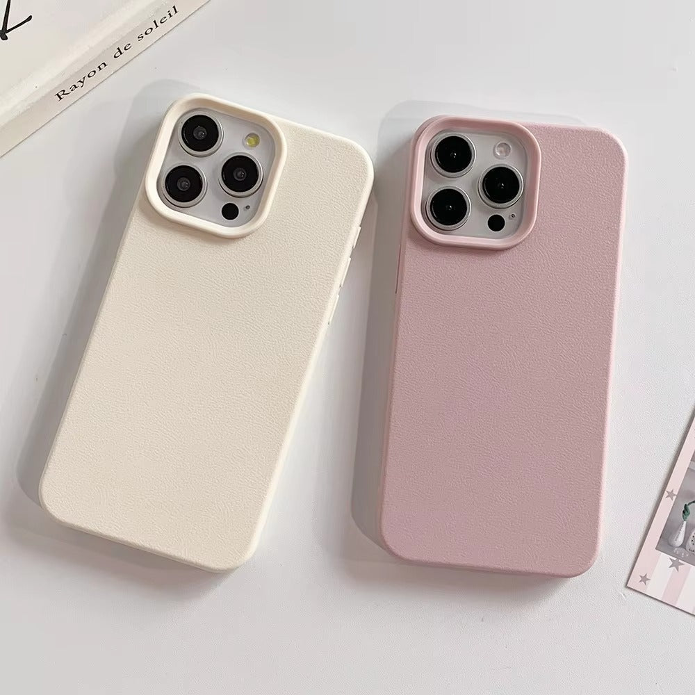 Premium Genuine Leather iPhone Case – 360° Full Protection, Luxury Armor Shell, Stylish & Durable Back Cover Case for iPhone