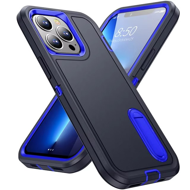 Luxury Apple iPhone Case, MagSafe Compatible, Camera Lens and Screen Protection, Ultra Thin, Shockproof, Magnetic, Full All Around Protection, Dustproof Armor Stand Cover