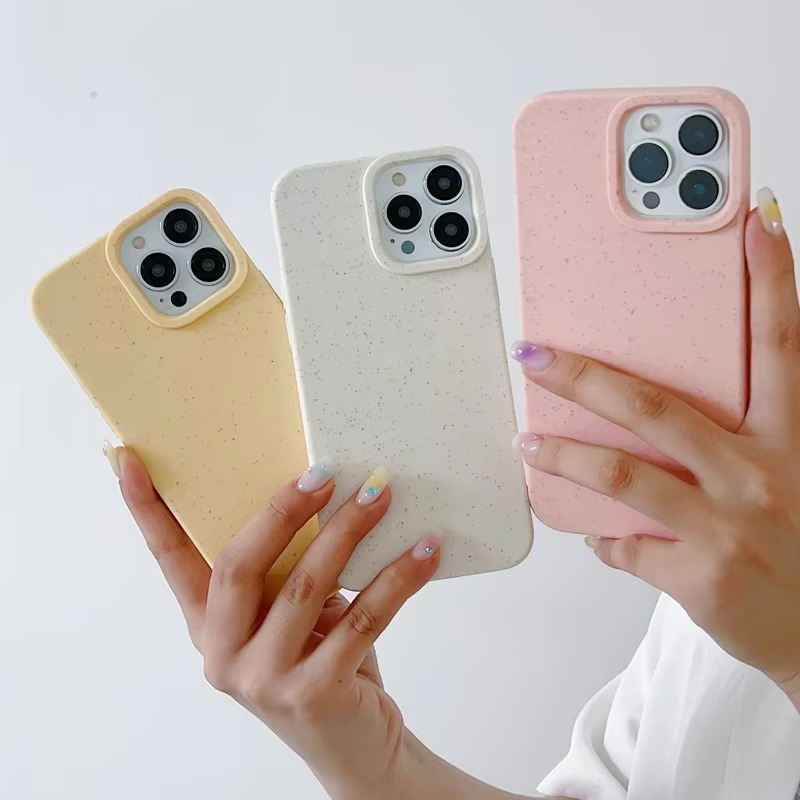 Premium Apple iPhone Case, MagSafe Compatible, Camera Lens and Screen Protection, Ultra Thin, Shockproof, Magnetic, Full All Around Protection, Biodegradable Wheat Straw Cover