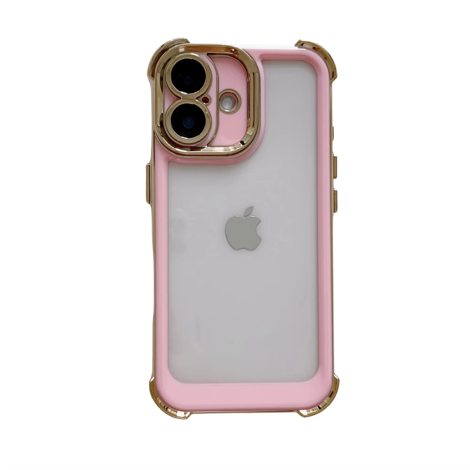 Luxury Plating Shockproof iPhone Case - Silicone Cover with Airbag Protection, Durable & Stylish Design | Case for iPhone